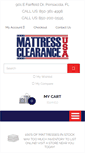 Mobile Screenshot of mattressclearanceusa.com